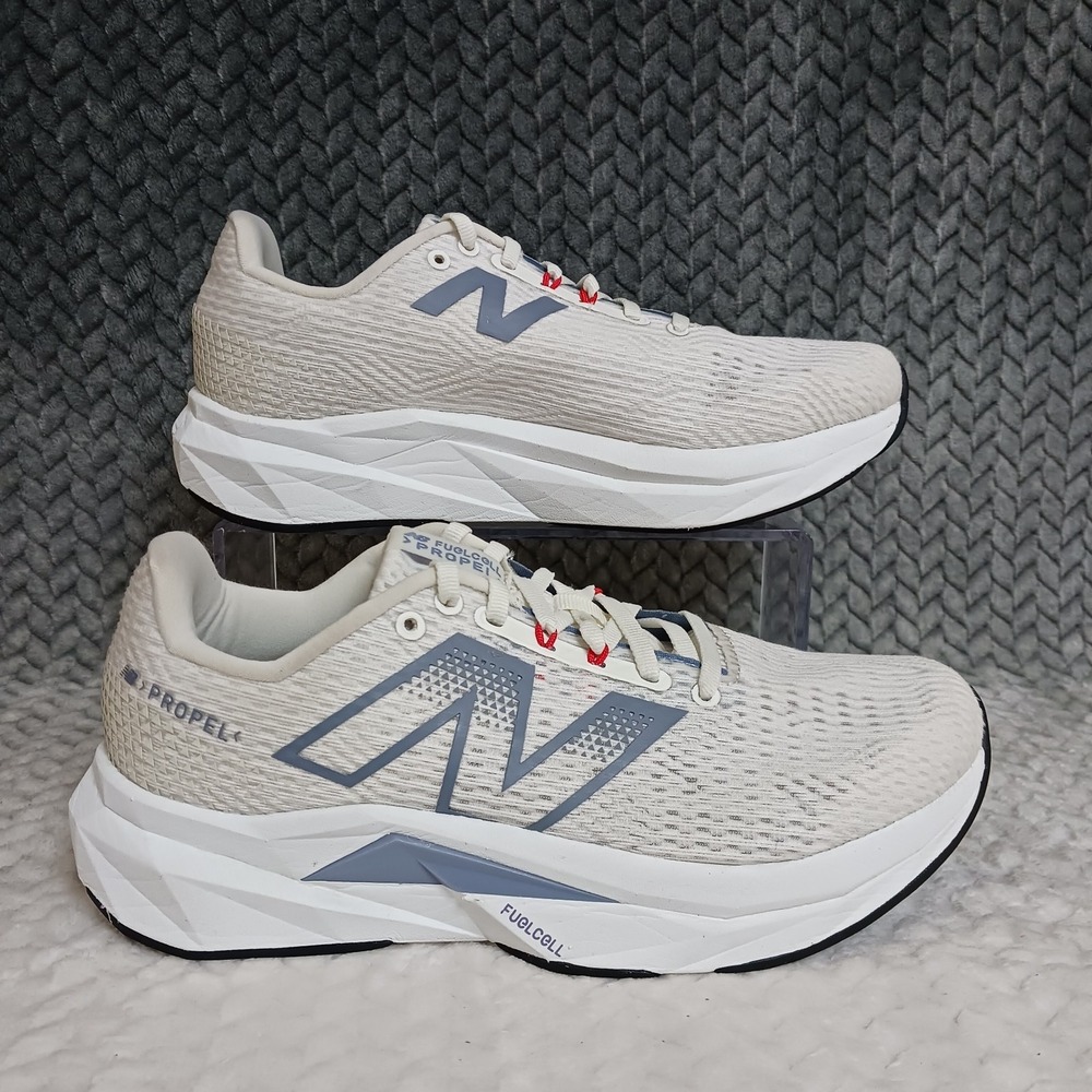 New Balance FuelCell Propel V5 Sea Salt Dusk White Women's Running Shoes Sz 8.5